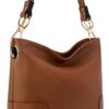 Montana West Western Style Medium Hobo Bag for Women – Rustic Leather Top Handle Satchel & Shoulder Purse with Fringe Accents