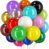 100-Piece 18" Rainbow Balloon Arch Kit - Premium Large Latex Party Balloons in 18 Assorted Colors for Weddings, Birthdays & Events