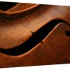 Elegant Viola Close-Up Canvas Wall Art – Large Framed Musical Instrument Painting for Home & Office Decor