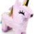 GIFTEXPRESS 16 inch Pink Unicorn Pull String Pinata - DIY Fillable Party Game & Decoration for Girls Birthdays, Mexican Fiesta, Baby Showers & Cinco de Mayo
