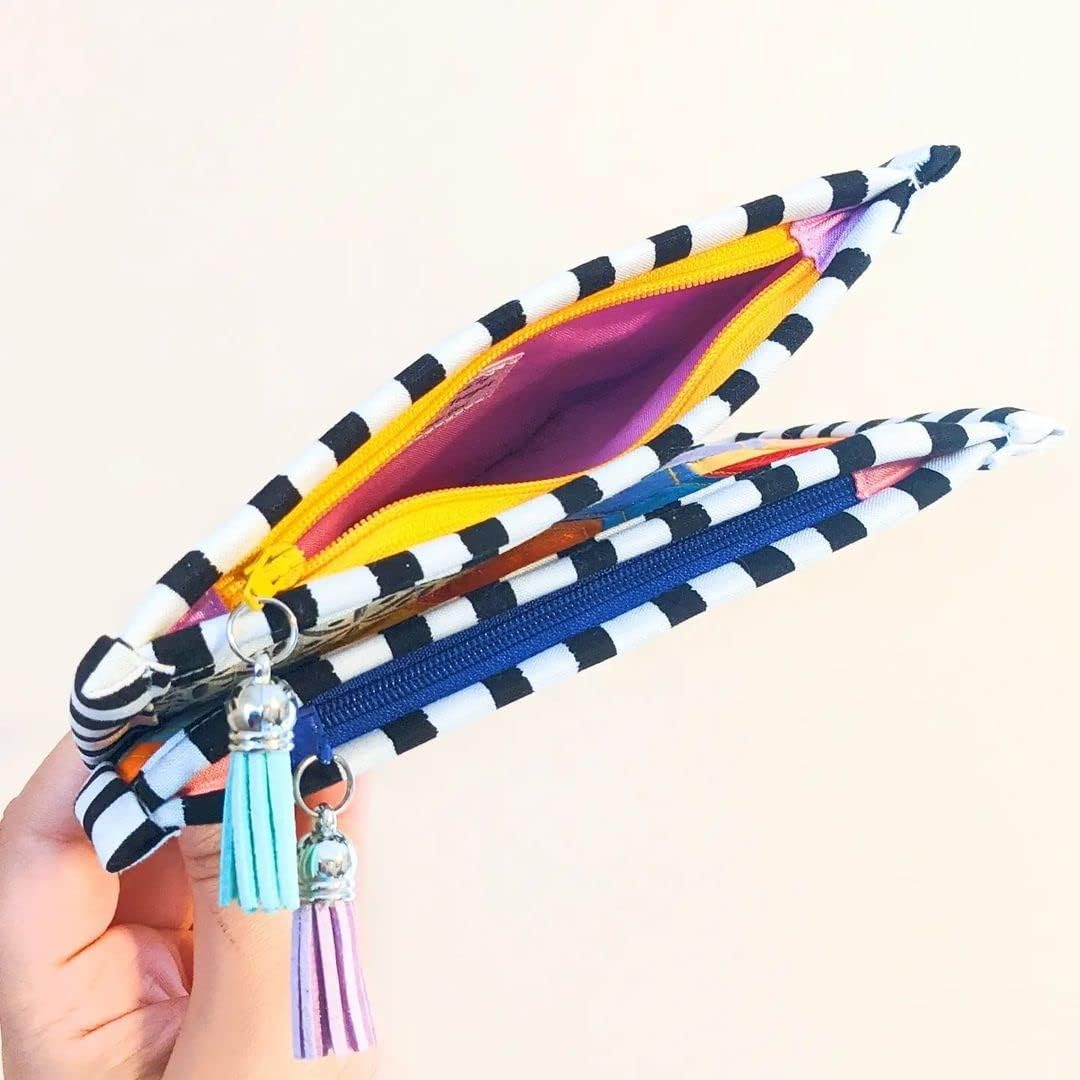 KGS Nylon Zippers for Sewing & Crafts – 4 Inch #3 Zippers (Pack of 10) – Assorted Rainbow Colors for DIY Projects, Dressmaking & Apparel Repair