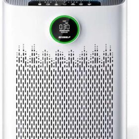 ECOSELF HAP603 Smart Air Purifier for Large Rooms Up to 2400 Sq Ft – True HEPA Filter, PM2.5 Air Quality Monitor, 22dB Sleep Mode & Aromatherapy Diffuser