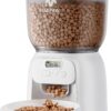 IMIPAW PET 4L Automatic Cat Feeder with Timer - Programmable 6-Meal Food Dispenser with Dual Power, Desiccant Bag & Anti-Jam Design for Cats & Small Dogs