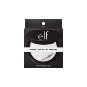 e.l.f. Perfect Finish HD Powder – Blurs Imperfections & Sets Makeup – Portable Compact for All-Day Wear (0.28 Oz)