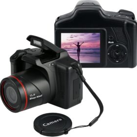 Acuvar 16MP Digital Camera – Compact Point & Shoot with 16X Zoom, 2.4” LCD & Webcam Feature – Beginner Friendly Vlogging Camera for Kids, Travel & YouTube