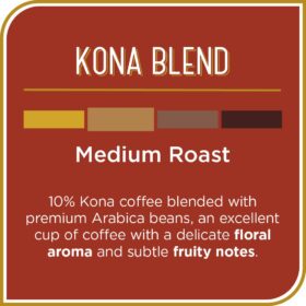 Don Francisco's Kona Blend Single-Serve Coffee Pods, Medium Roast, Keurig Compatible, 24 Count