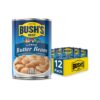 BUSH'S BEST Large Butter Beans, 16 oz Cans (Pack of 12) | Creamy, Protein-Packed & Gluten Free