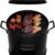 Char-Broil 16-Inch Bullet Charcoal Smoker - Black Porcelain Heavy-Duty Outdoor BBQ Grill with Temperature Control