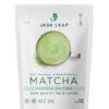 Jade Leaf Premium Ceremonial Grade Matcha Green Tea Powder – 100% Organic Japanese Latte & Barista Blend – 50g Resealable Pouch (1.76 oz)