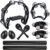 10-Piece Rhythm Band Set: Premium Wooden Percussion Instruments for Church, Choir, Classroom & Party - Includes Tambourines, Maracas, Egg Shakers, and More
