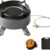 Pro-Grade Portable Camping Stove – High-Output 12800W Stainless Steel Backpacking Stove with Piezo Ignition & Foldable Design for Emergency Kits, Hiking, and Outdoor Cooking