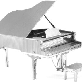 Metal Earth Grand Piano 3D Metal Model Kit – DIY Fascinations Laser Cut Steel Puzzle for Adults & Hobbyists