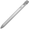 Logitech Crayon Digital Pencil for iPad (2018 and Later) - Pixel-Precise Stylus with Palm Rejection, Tilt Support, and Roll-Proof Design (Grey)