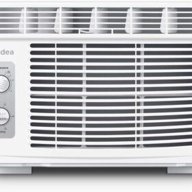 Midea 5,000 BTU Window Air Conditioner – Mechanical Control AC Unit for Small Rooms up to 150 Sq. Ft.