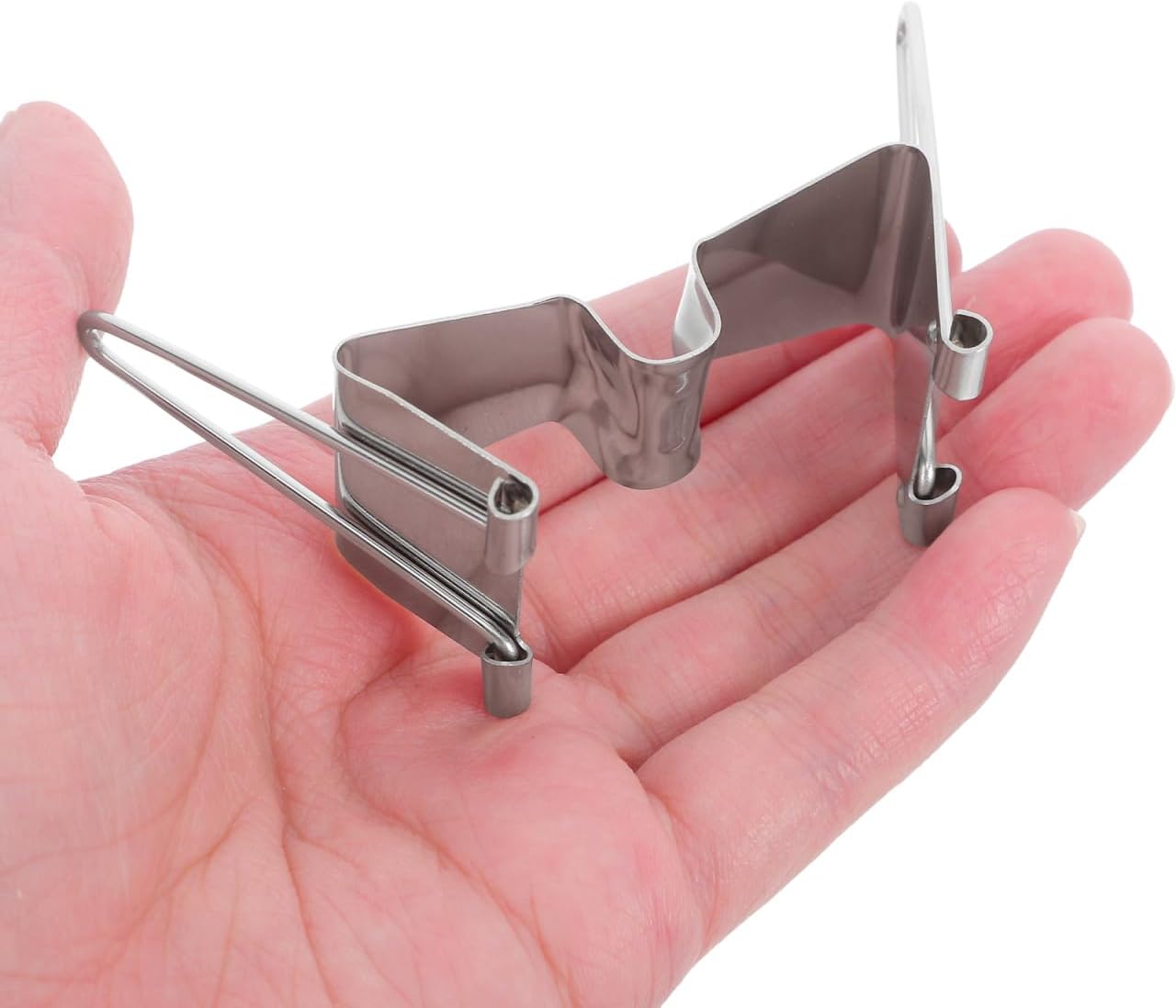 Pro Grade Stainless Steel Canvas Separation Clips – 5-Pack Ergonomic Frame Spacers for Art Protection, Storage, and Display