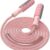 FITMYFAVO Adjustable Cotton Weighted Jump Rope for Fitness – Non-Slip Foam Handle, Durable 9ft Cardio Skipping Rope for Women, Men & Kids (Pink)