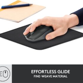 Logitech Studio Series Mouse Pad – Anti-Slip, Spill-Resistant Computer Mouse Mat with Recycled Materials (Graphite)