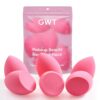 GWT 6-Piece Latex-Free Makeup Sponge Set – Ultra-Soft Beauty Blenders for Flawless Liquid, Cream & Powder Application