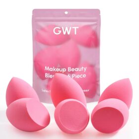 GWT 6-Piece Latex-Free Makeup Sponge Set – Ultra-Soft Beauty Blenders for Flawless Liquid, Cream & Powder Application