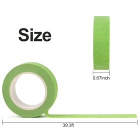 Guirnd 12-Pack Colored Masking Tape Set – Vibrant DIY Decorative Washi Tape for Arts, Crafts, Scrapbooking, and Kids’ Art Projects (12m x 1.7cm)