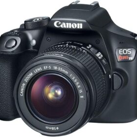 Canon EOS Rebel T6 DSLR Camera with 18-55mm Lens, WiFi & NFC (Renewed) - High-Definition 18MP Digital SLR Kit