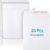 20 Pack 9x12 Self-Seal Catalog Envelopes - Premium White Manila Mailing Envelopes with Peel & Seal - Heavy Duty, Printable Shipping Supplies for Home and Office