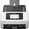 Epson DS-900WN Color Document Scanner – High-Speed 70 ppm Duplex, 100-Page ADF, 4.3inch Touchscreen & PC-Free Wireless Networking