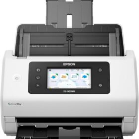 Epson DS-900WN Color Document Scanner – High-Speed 70 ppm Duplex, 100-Page ADF, 4.3inch Touchscreen & PC-Free Wireless Networking
