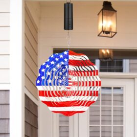 Electric Rotating Motor for Wind Spinners, Disco Balls & Baby Mobiles – Battery Powered Display Hook (Holds up to 4 lbs)