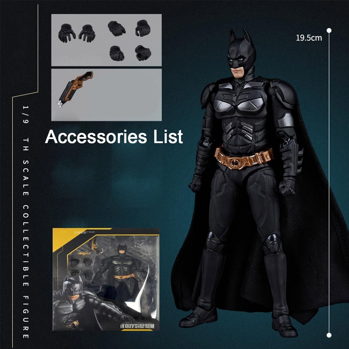 LEBOO Fondjoy 1/9 Scale Action Figure - 7.68 inch Movie Edition Collectible with Accessories