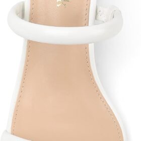 Avidirk Women's Square Open Toe Heeled Sandals - 3 Inch Mid Block Heel Mules, Two Strap Summer Shoes for Work & Wedding