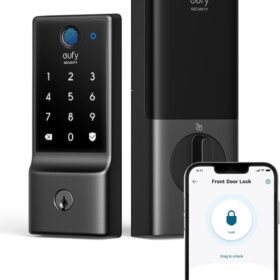 eufy Security C220 Smart Lock with Wi-Fi - Fingerprint Keyless Entry Deadbolt, App Control, IP53 Weatherproof