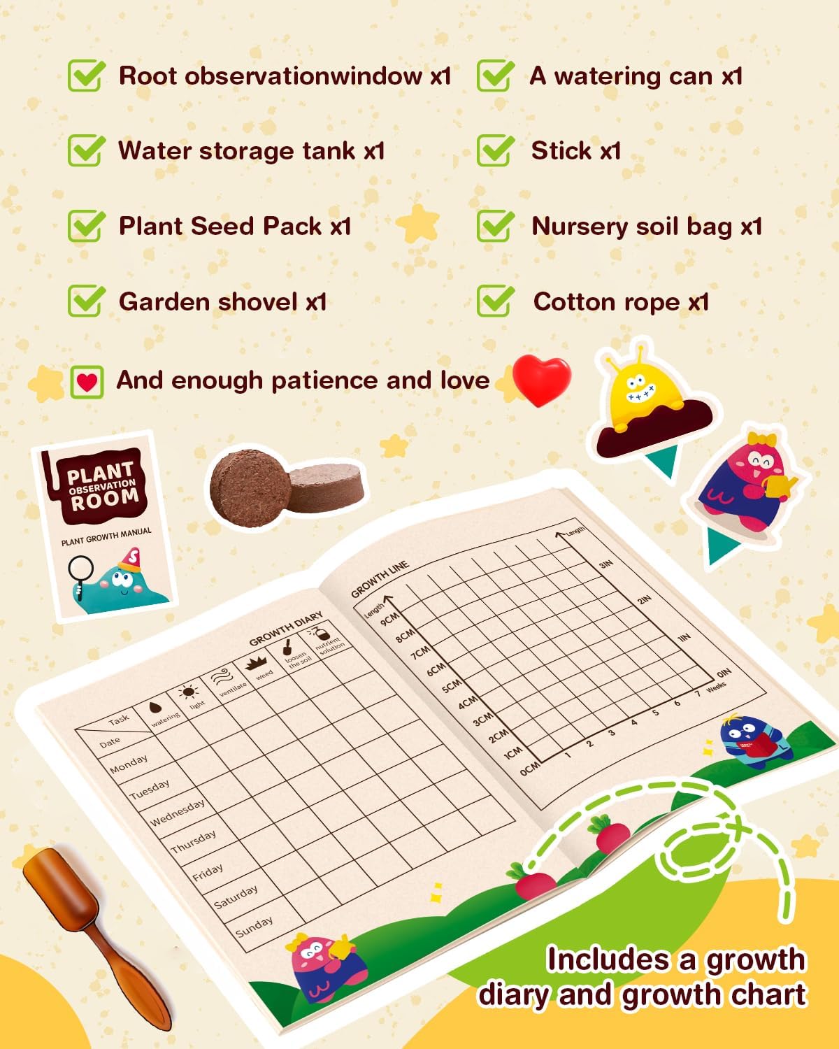 Root Viewer Garden Kit for Kids – STEM Botany Science Kit with 6 Seed Varieties, Transparent Planter & Educational Guide – Ideal Gifts for Boys & Girls Ages 5-12