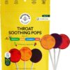 Beekeeper's Naturals Kids Throat Soothing Lollipops with Elderberry & Honey – Doctor Formulated Immune Support, Vitamin D & Zinc, Low Sugar, 15 Count