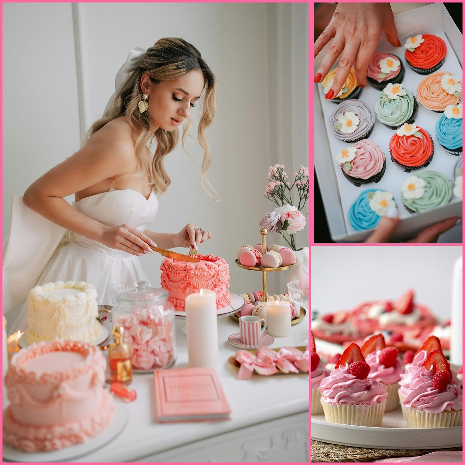 Ultimate 540-Piece Cake Decorating Kit & Bakeware Set - 4 Springform Pans, Rotating Turntable, 55 Piping Tips & 200 Cupcake Liners - Complete Baking Supplies for Beginners & Professionals
