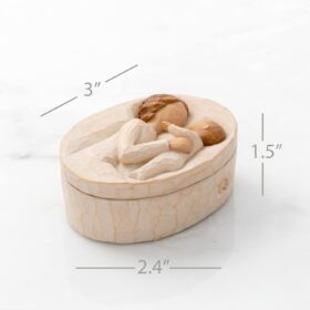 Willow Tree Grandmother Keepsake Box: Hand-Painted Sculpted Jewelry Organizer for Grandmas – 'Love that Transcends the Years'