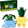 LEGO Botanicals Happy Plants Building Set (10349) – Creative DIY Artificial Indoor Plant & Room Decor Kit for Kids Ages 9+ – 217 Pieces