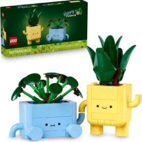 LEGO Botanicals Happy Plants Building Set (10349) – Creative DIY Artificial Indoor Plant & Room Decor Kit for Kids Ages 9+ – 217 Pieces