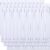 Amariver 100-Pack White Nylon Coil Zippers for Sewing - Assorted Sizes for DIY Crafts, Tailoring, and Bag Making