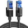 UGREEN Cat 8 Ethernet Cable (3 Feet) – 40Gbps High Speed, Braided Shielded Internet Cord for Gaming (PS5, Xbox), Modem, Router, PC