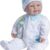 JC Toys La Baby 20-inch Caucasian Soft Body Baby Doll | Cuddly & Washable with Blue Outfit, Hat & Pacifier | Safe for Toddlers 2+