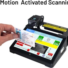 AgeVisor Mini Countertop ID Scanner – Instant Age Verification Device with Fake ID Detection, Compact Design for Bars, Nightclubs, & Liquor Stores