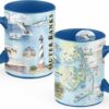 Xplorer Maps Outer Banks NC 16oz Ceramic Coffee Mug – Detailed Map Art Drinkware – BPA-Free Travel Gift & Souvenir