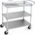 WDT Heavy-Duty 3-Tier Commercial Utility Cart – 990 lbs Capacity NSF Rolling Metal Service Cart with Adjustable Shelves & Liner – Ideal for Kitchen, Restaurant, & Warehouse Storage (Gray)