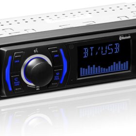 BOSS Audio Systems 616UAB Single Din Car Stereo Receiver - Built-in Bluetooth, MP3/USB/Aux Playback, AM/FM Radio