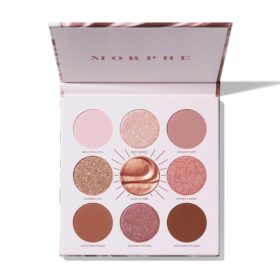 Morphe Rose to Fame Artistry Palette – 9-Pan Metallic & Matte Eyeshadow with Molten Foil Finish (0.35 oz)