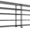 REIBII Heavy Duty 5-Tier Wire Shelving Units (2-Pack) - 3200 lb Capacity Storage Rack with Wheels, 60 inch Wide Metal Organizer for Garage, Kitchen, Warehouse, Pantry, 73 inch H x 18 inch D