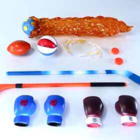 Super Action Stuff GAME ON Arcade: 1/12 Scale Action Figure Accessory Set with LED Machine (Cats with Knives Edition)