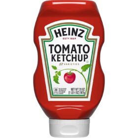 Heinz Tomato Ketchup - 20 oz Bottle | Grown Not Made | Thick & Rich Gluten-Free Condiment