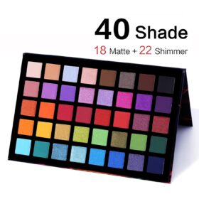 UCANBE Spotlight 40-Color Eyeshadow Palette – Professional Matte & Shimmer Makeup Kit with Highly Pigmented, Waterproof, Long-Lasting Powder Formula
